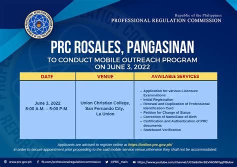 prc rosales, pangasinan online appointment|OPENING OF NEW PRC REGIONAL OFFICE IN ROSALES, .